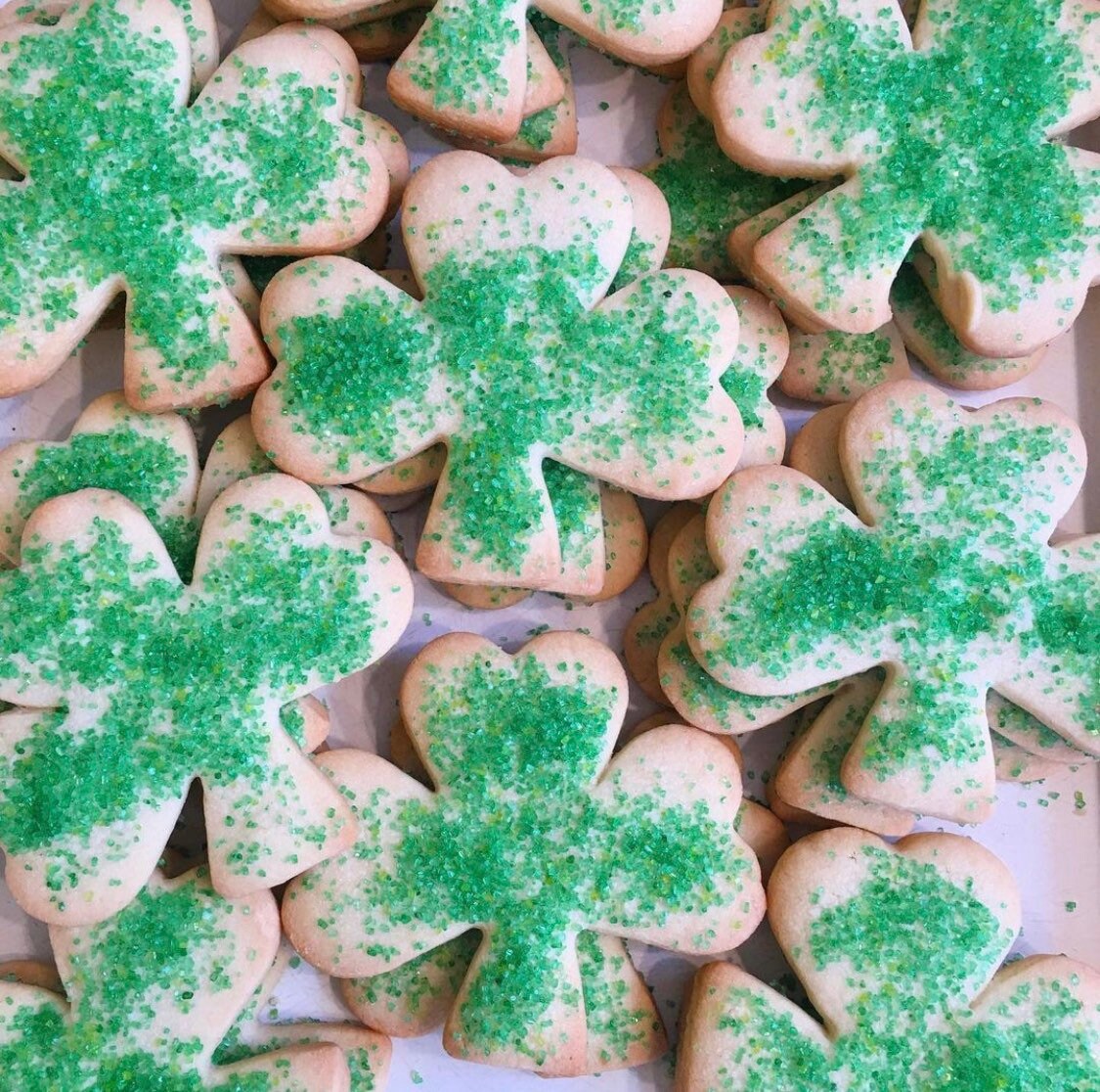 3g Net Carb KETO/GF Shamrock Sugar Cookies