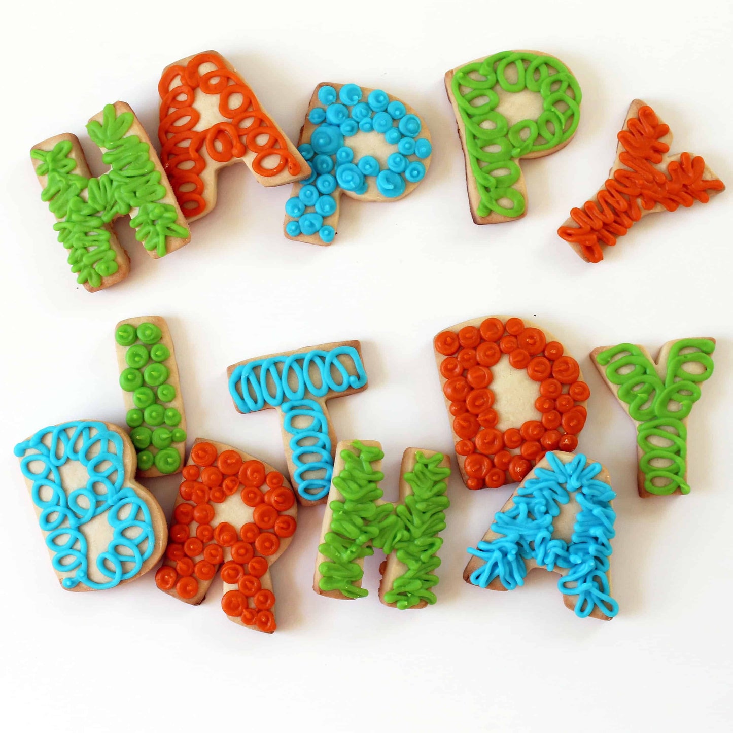 KETO/GF 1.5 Net Carb Letter/Number Cookies